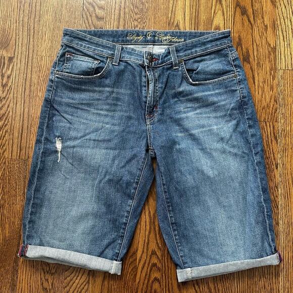 CJ by Cookie Johnson denim Bermuda shorts, size 32 - Picture 1 of 5